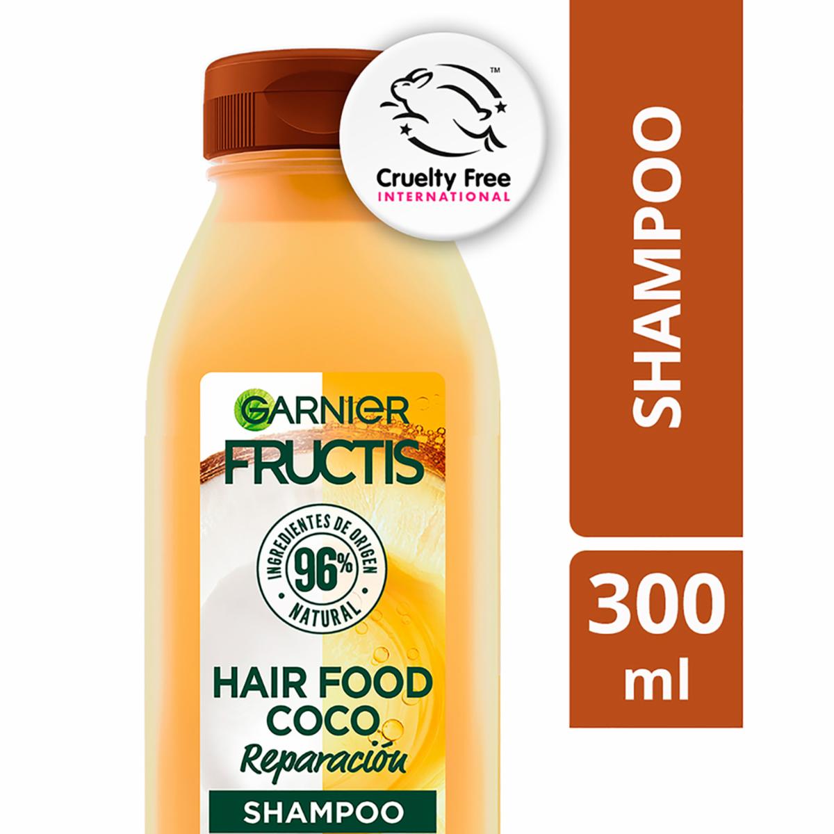 Shampoo De Cabello Hair Food Coco Reparación GARNIER FRUCTIS 300 Ml