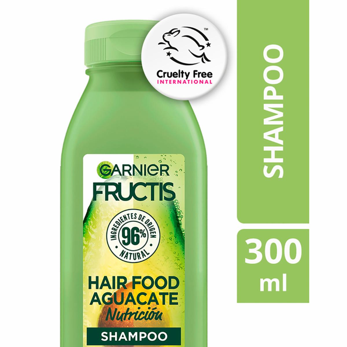 Shampoo De Cabello Hair Food Aguacate Nutrición GARNIER FRUCTIS 300 Ml