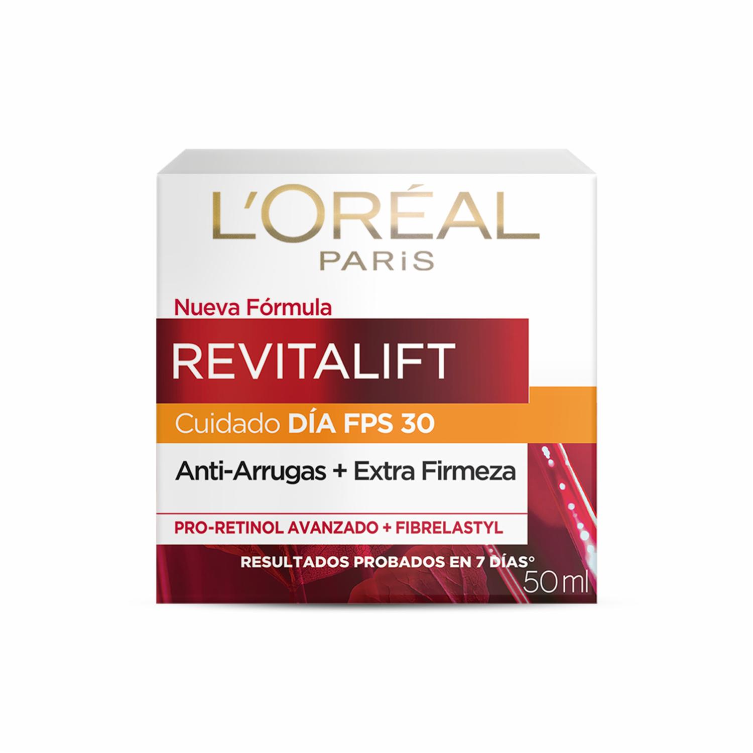 Crema Facial Anti Arrugas + Extra Firmeza Fps 30 Revitalif L’ORÉAL 50 Ml