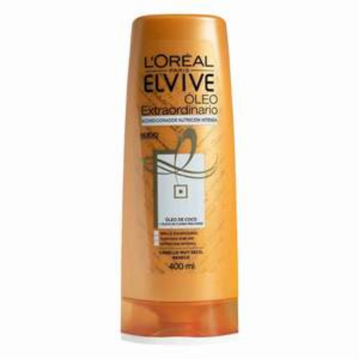 Acondicionador De Cabello Óleo Extraordinario Coco Nutrición Intensa ELVIVE L’ORÉAL 400 Ml