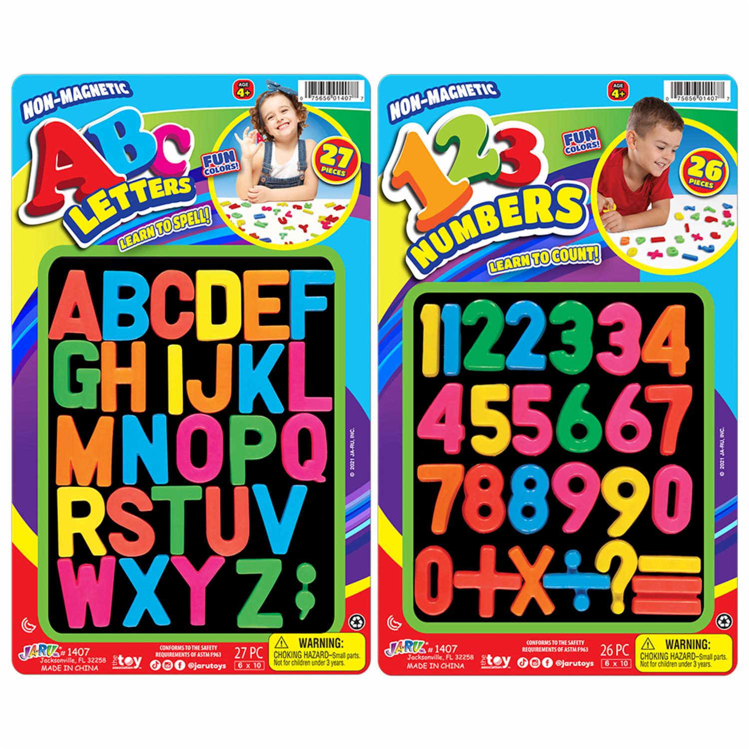 Juego De Letras Y Números JARU Educativo