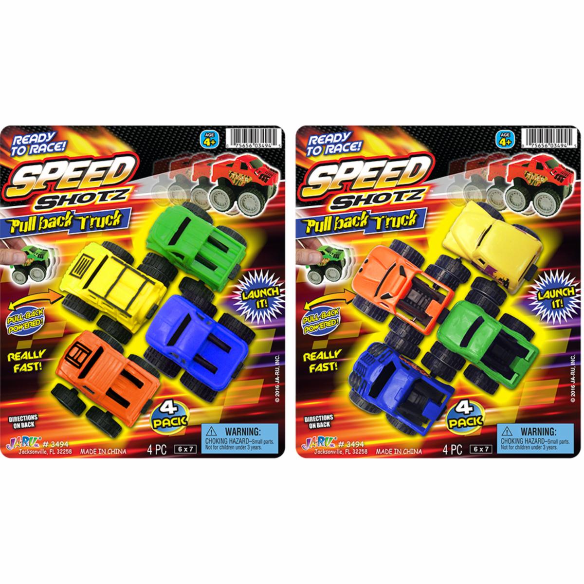 Set De Carros JARU Incluye 4 unidades