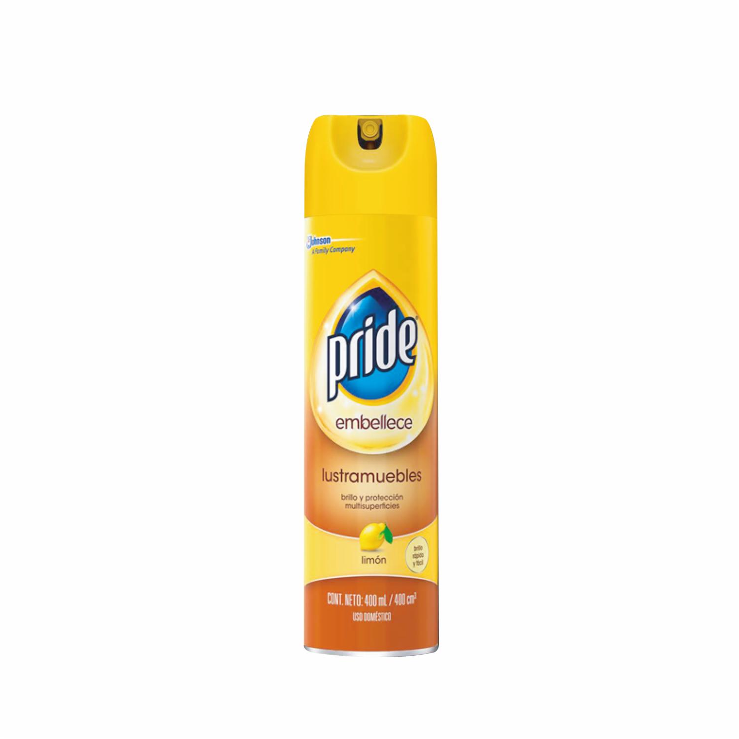 Aerosol Para Muebles Aroma Limón PRIDE 400 Ml