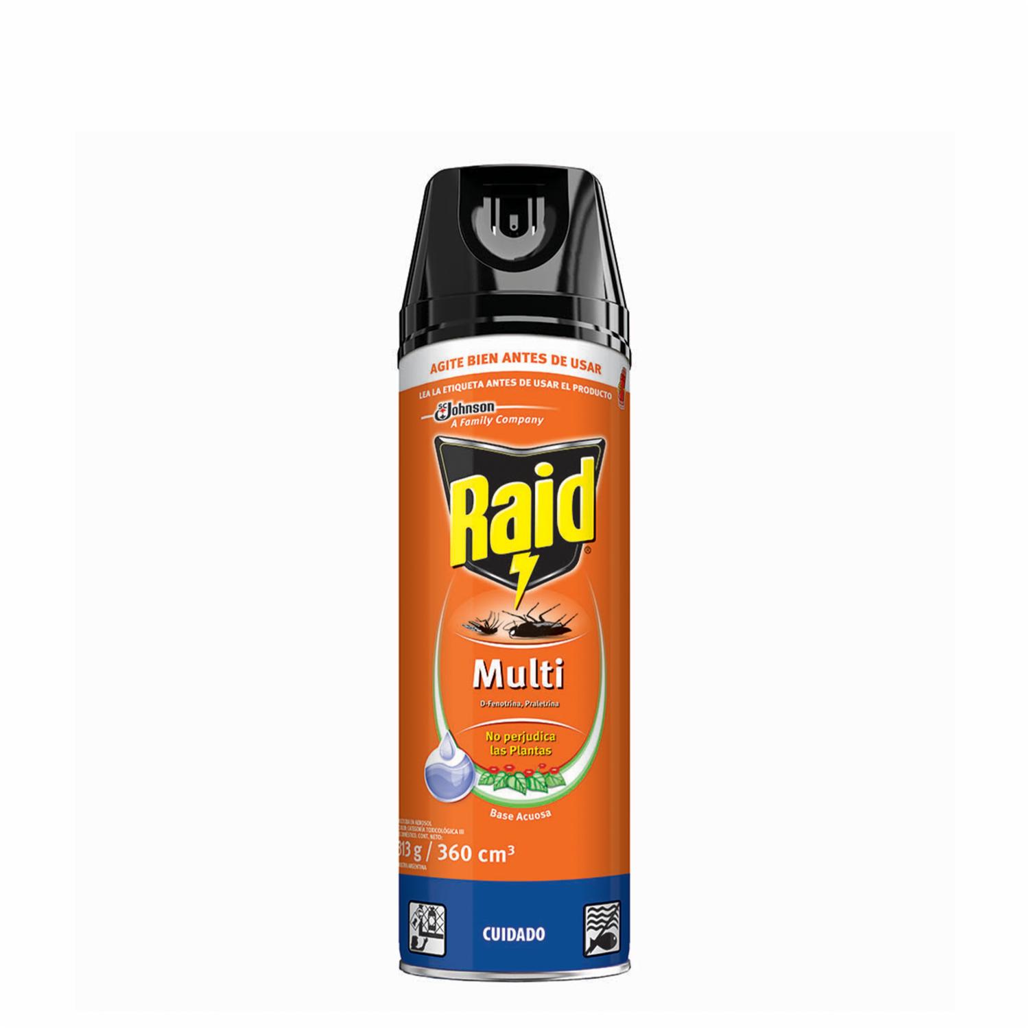 Insecticida Multiacción RAID 360 Ml