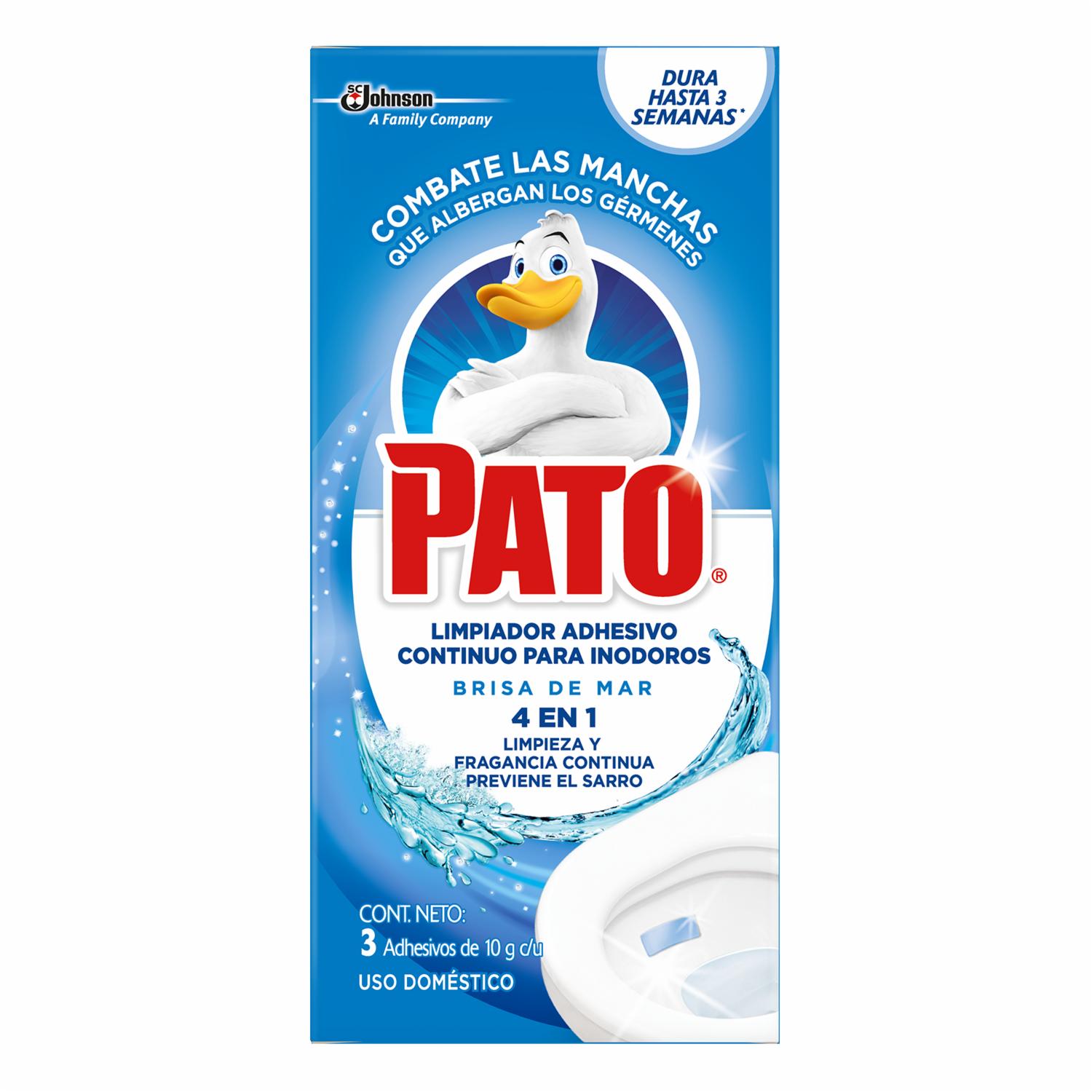 Repuesto Adhesivo Para Inodoro Brisa De Mar PATO 3 X 10 G