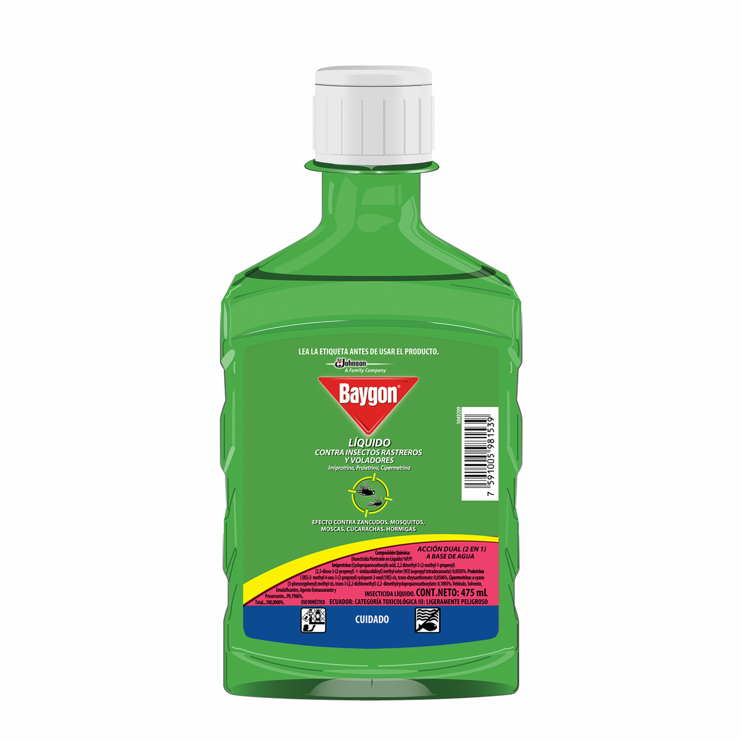 Insecticida Líquido BAYGON 475 Ml
