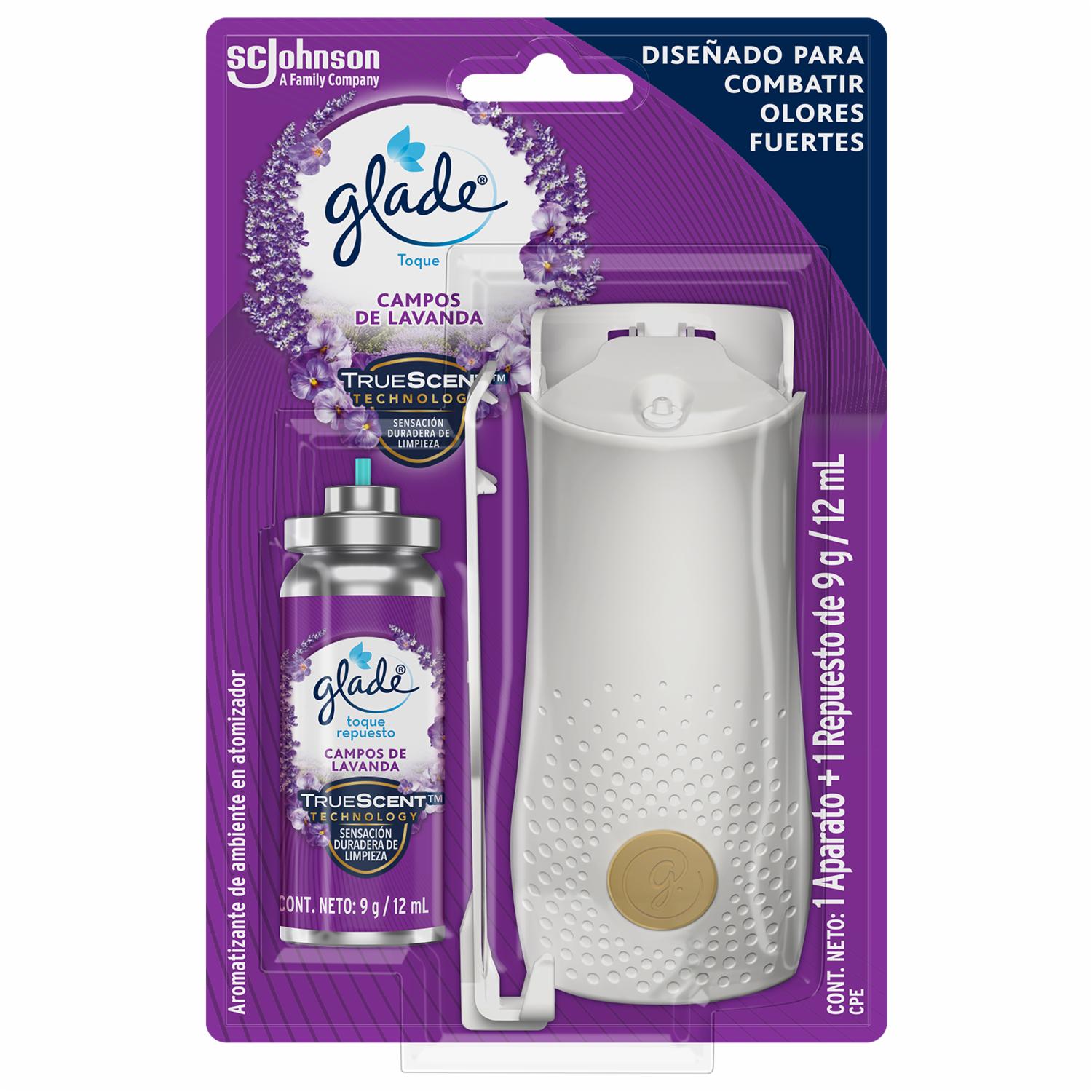 Ambientador Toque Aparato Lavanda GLADE 9 G