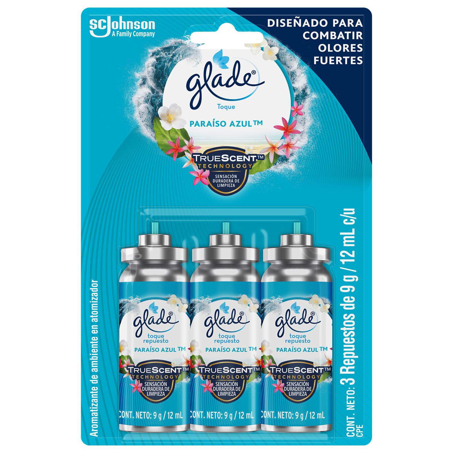 Ambientador Toque Blue GLADE 3 X 27 G