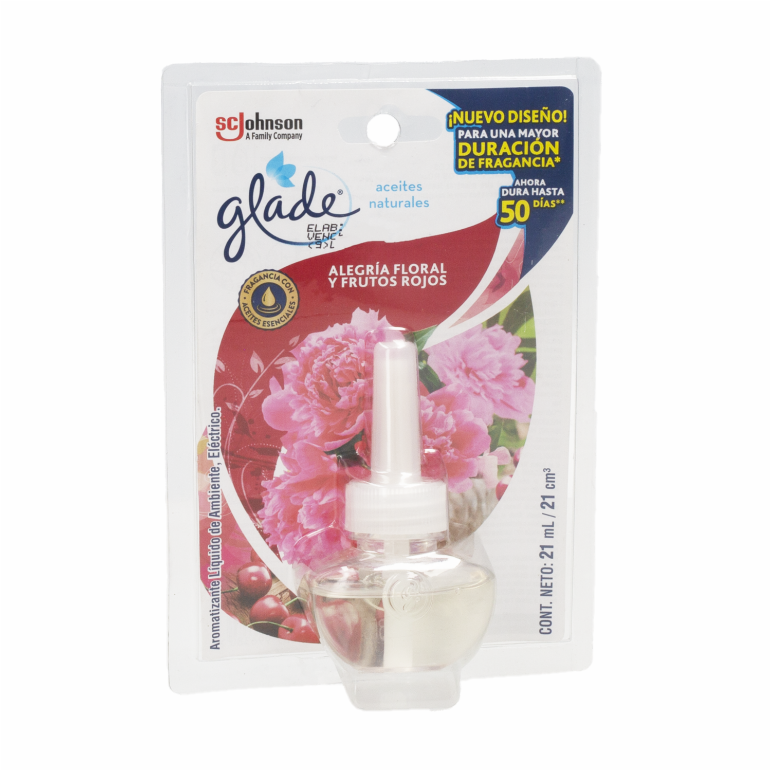 Desodorante Ambiental Aceites Naturales Repuestos Alegría GLADE 21 Ml