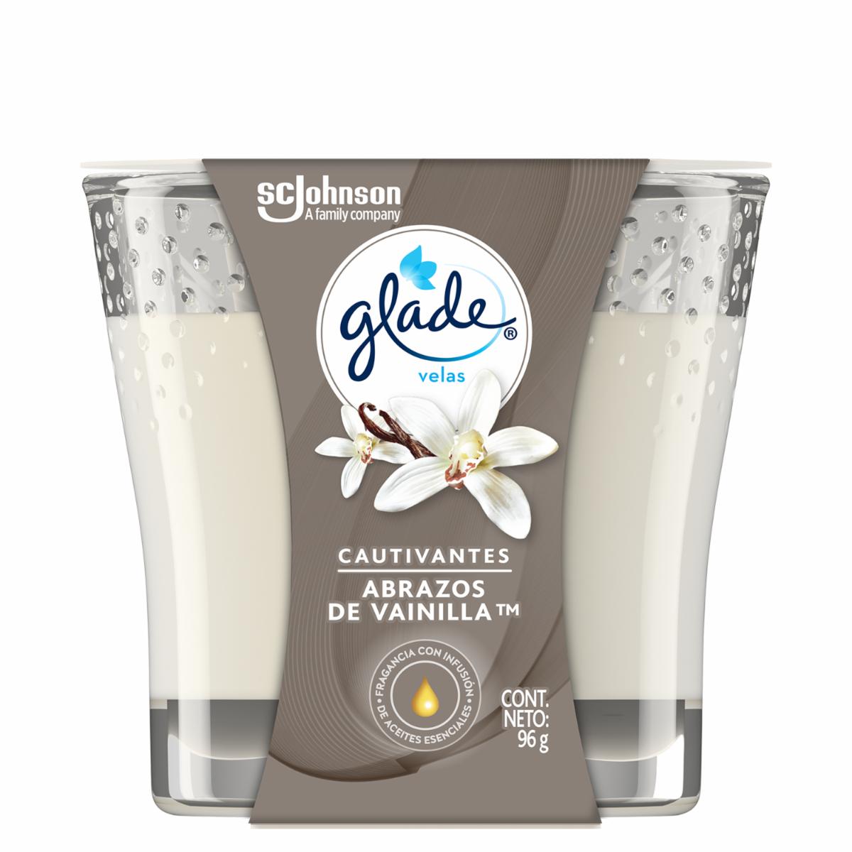 Vela Aromatizante Abrazos De Vainilla GLADE 96 G