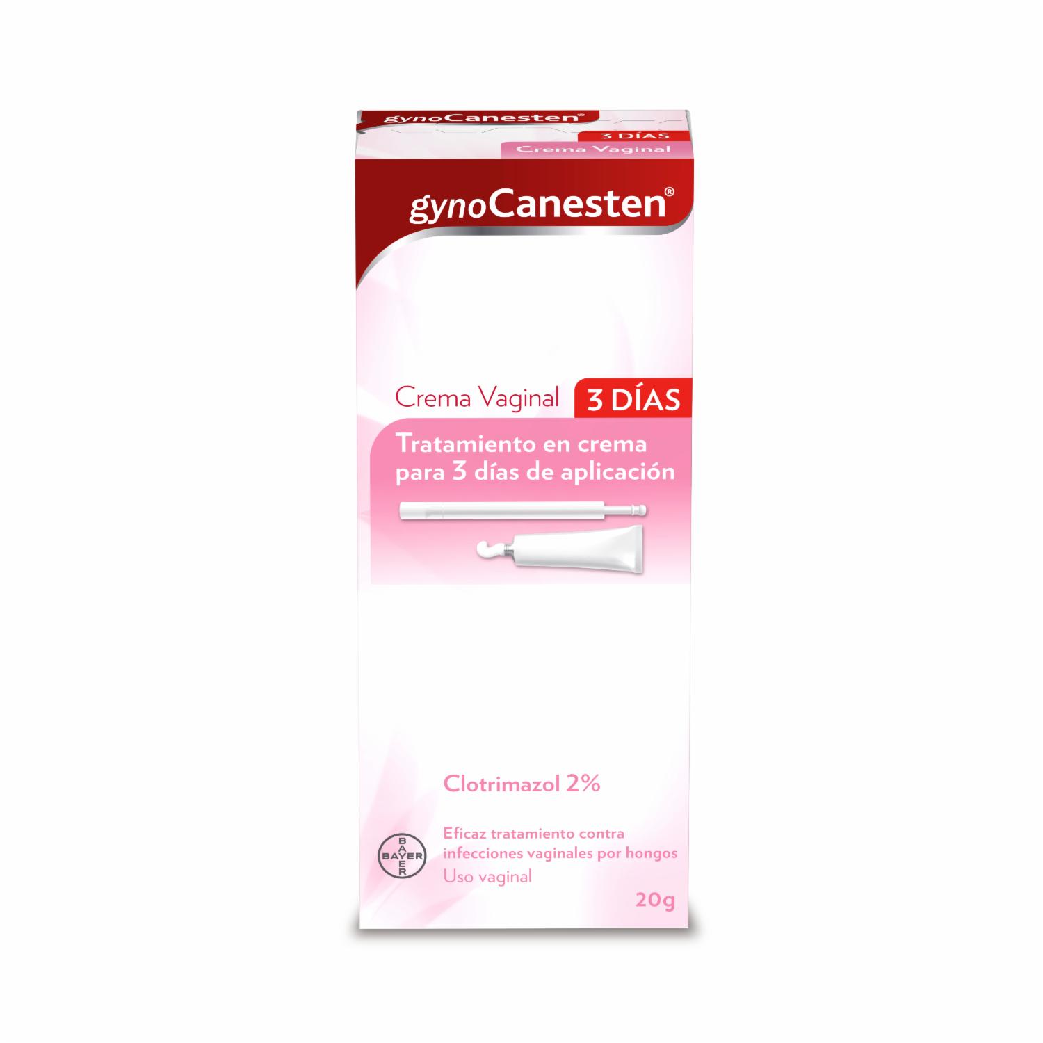 Crema Vaginal Clotrimazol 2% GYNO CANESTEN 20 G