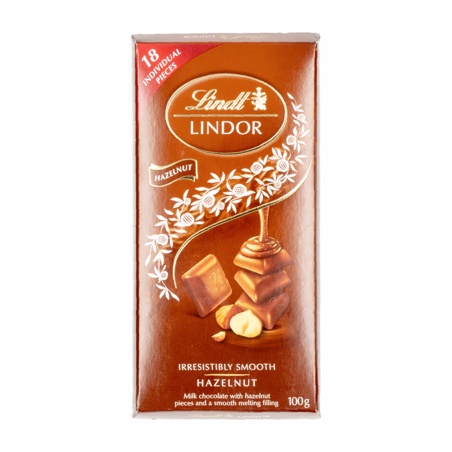 Chocolate De Avellana Con Relleno Cremoso LINDT 100 g