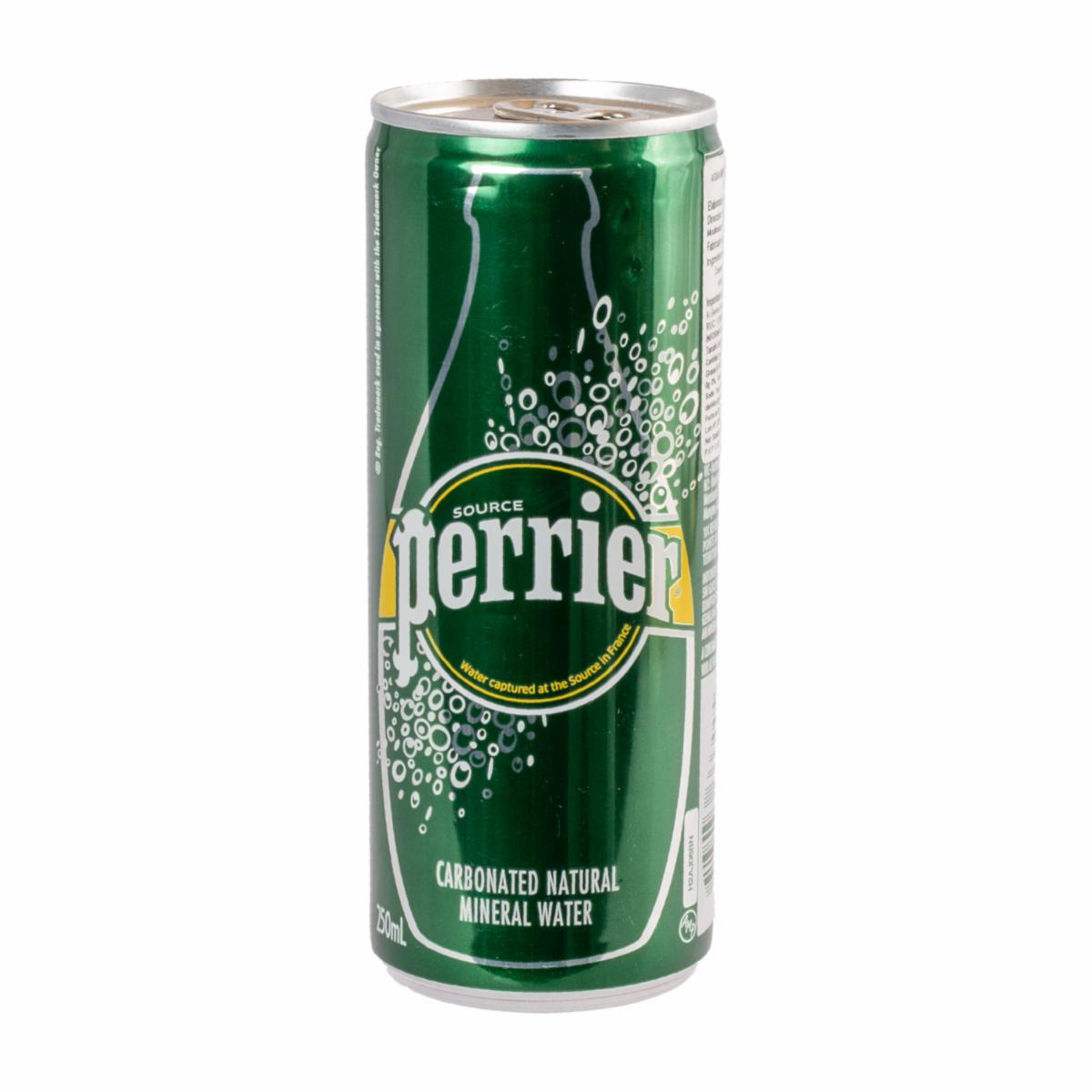 Agua Mineral Gasificada En Lata PERRIER 250 Ml
