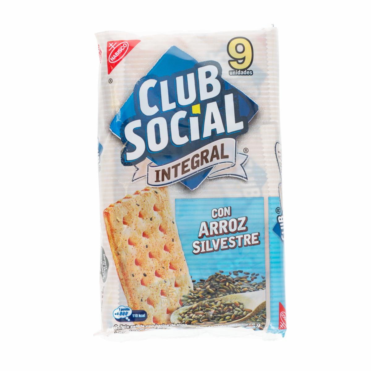 Galleta De Sal Arroz Silvestre CLUB SOCIAL 216 g