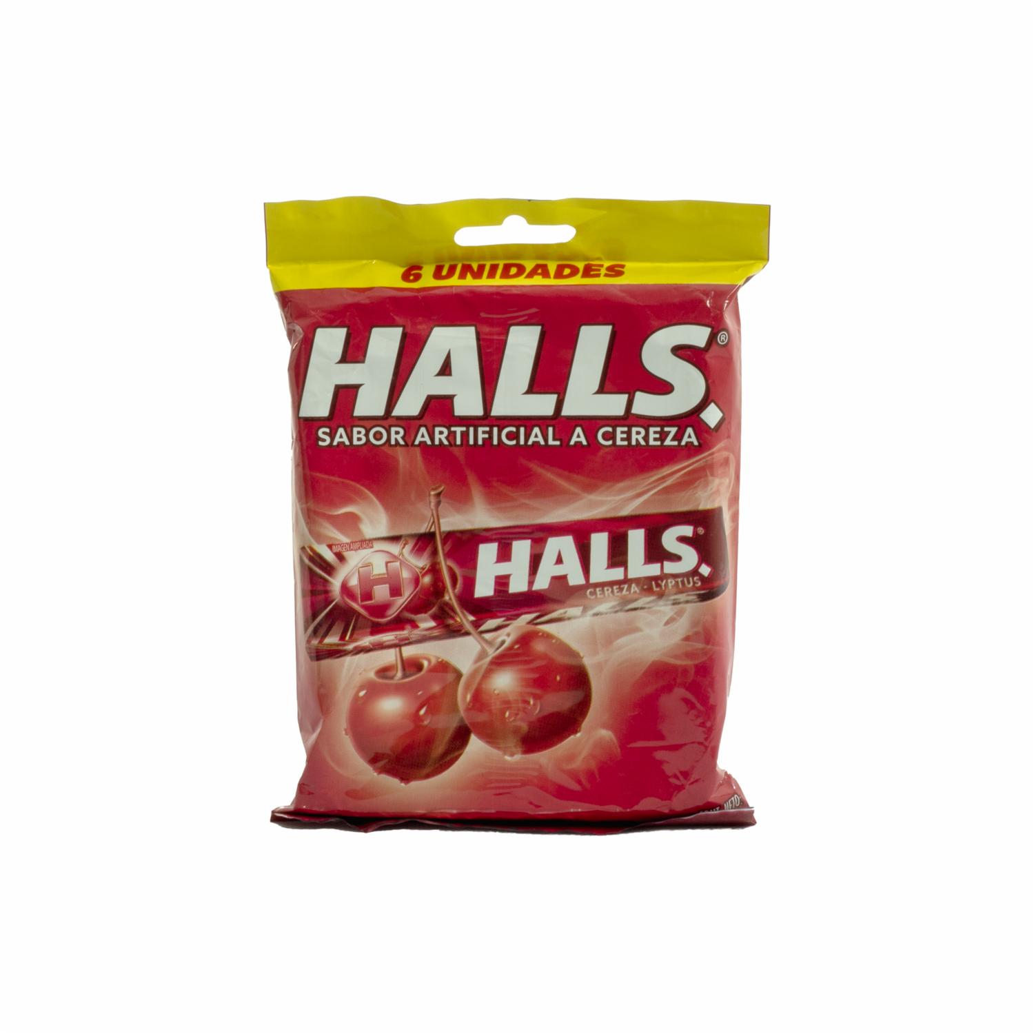 Caramelos Duros Sabor A Cereza HALLS 151,20 g