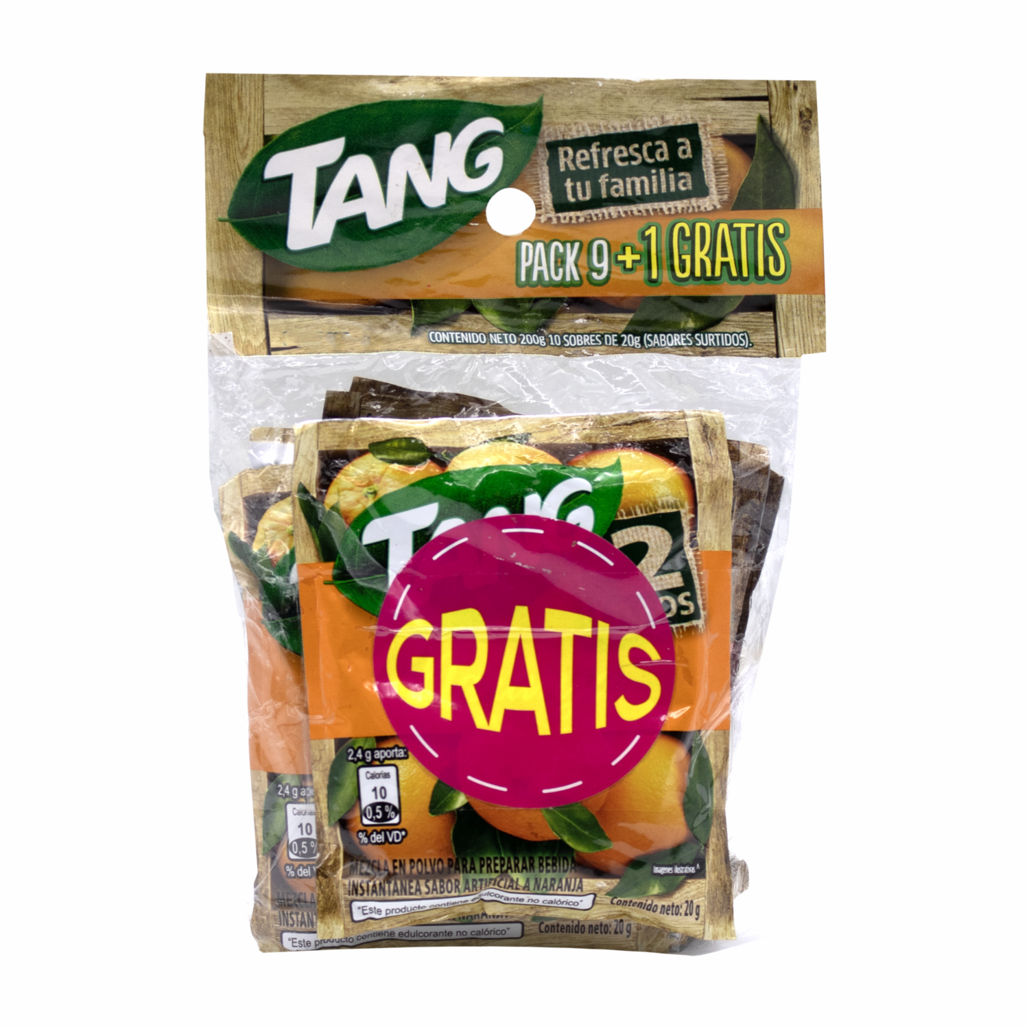Jugo En Polvo Multipack 9 + 1 Gratis TANG 9 X 20 g