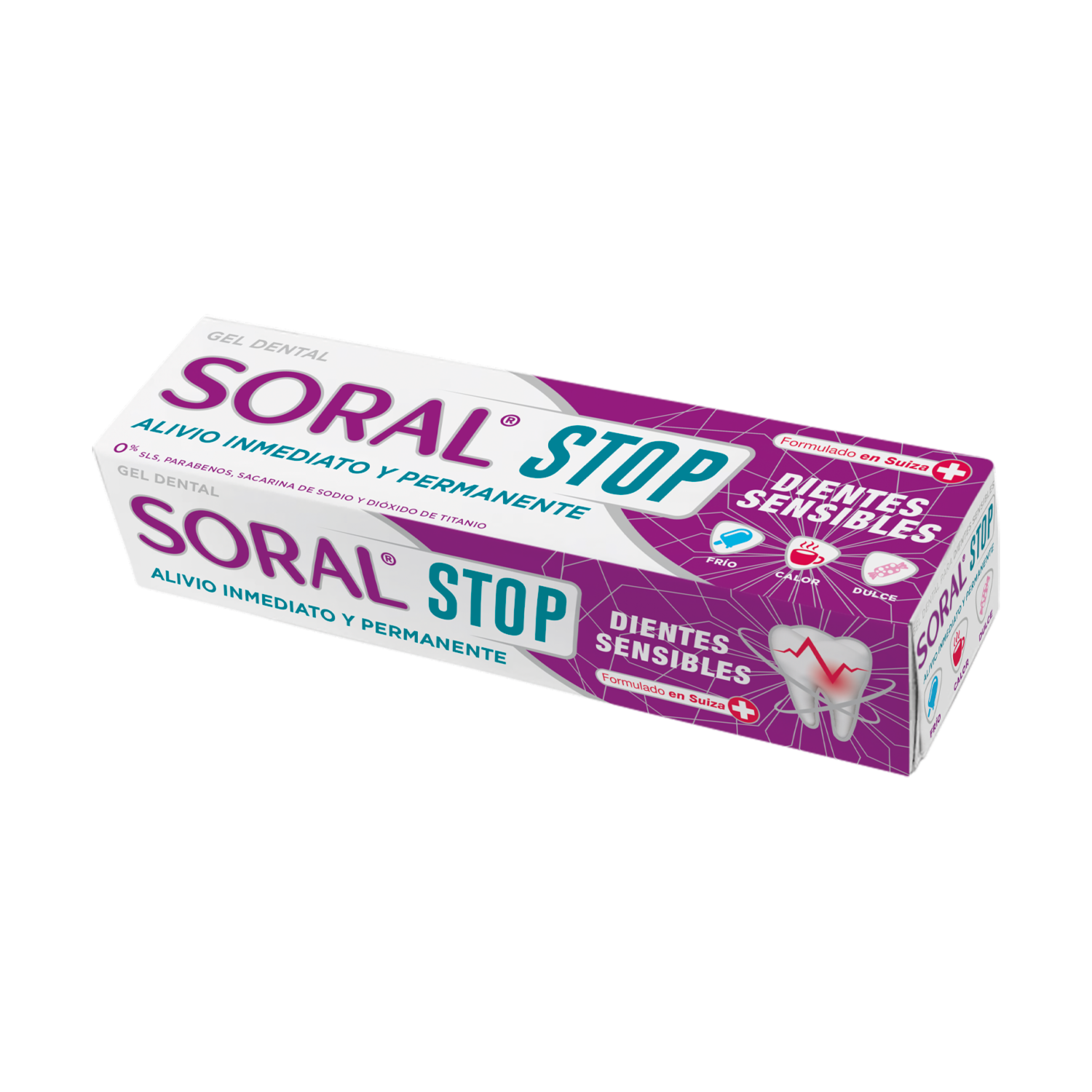 Pasta Dental Para Dientes Sensibles Stop SORAL 98 G