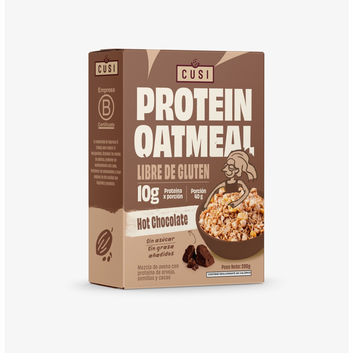 Proteína De Avena Con Chocolate CUSI 280 G