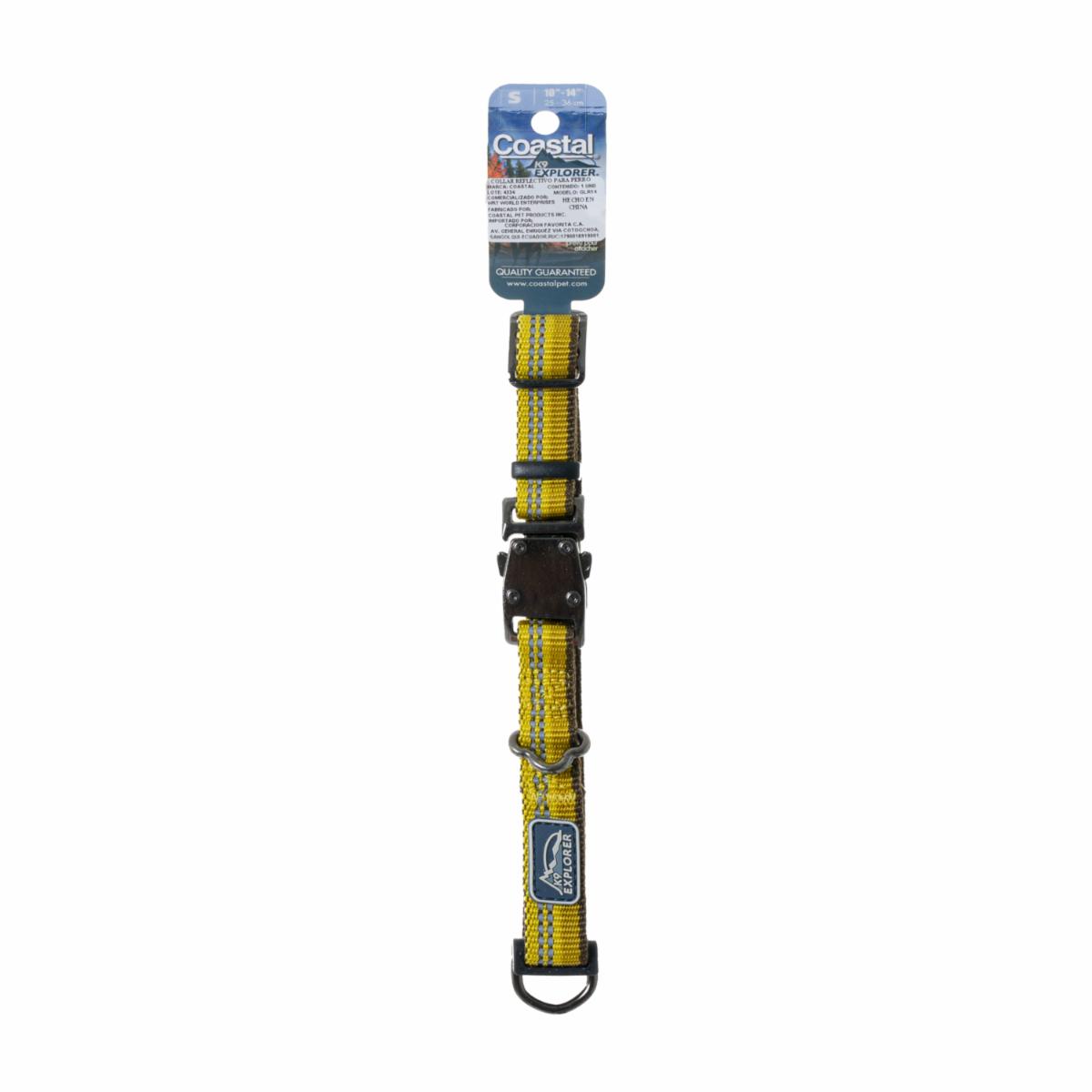 Collar Reflectivo Para Perro Dorado Pequeno COASTAL Pequeño
