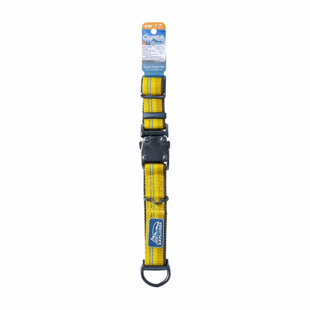 Collar Reflectivo Para Perro Dorado COASTAL Mediano