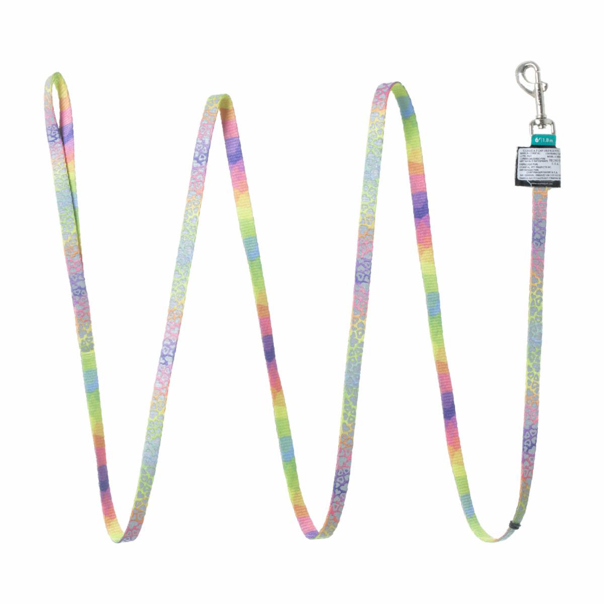 Correa Estampada Arco Iris Corazones COASTAL LAZER 3/8″X6