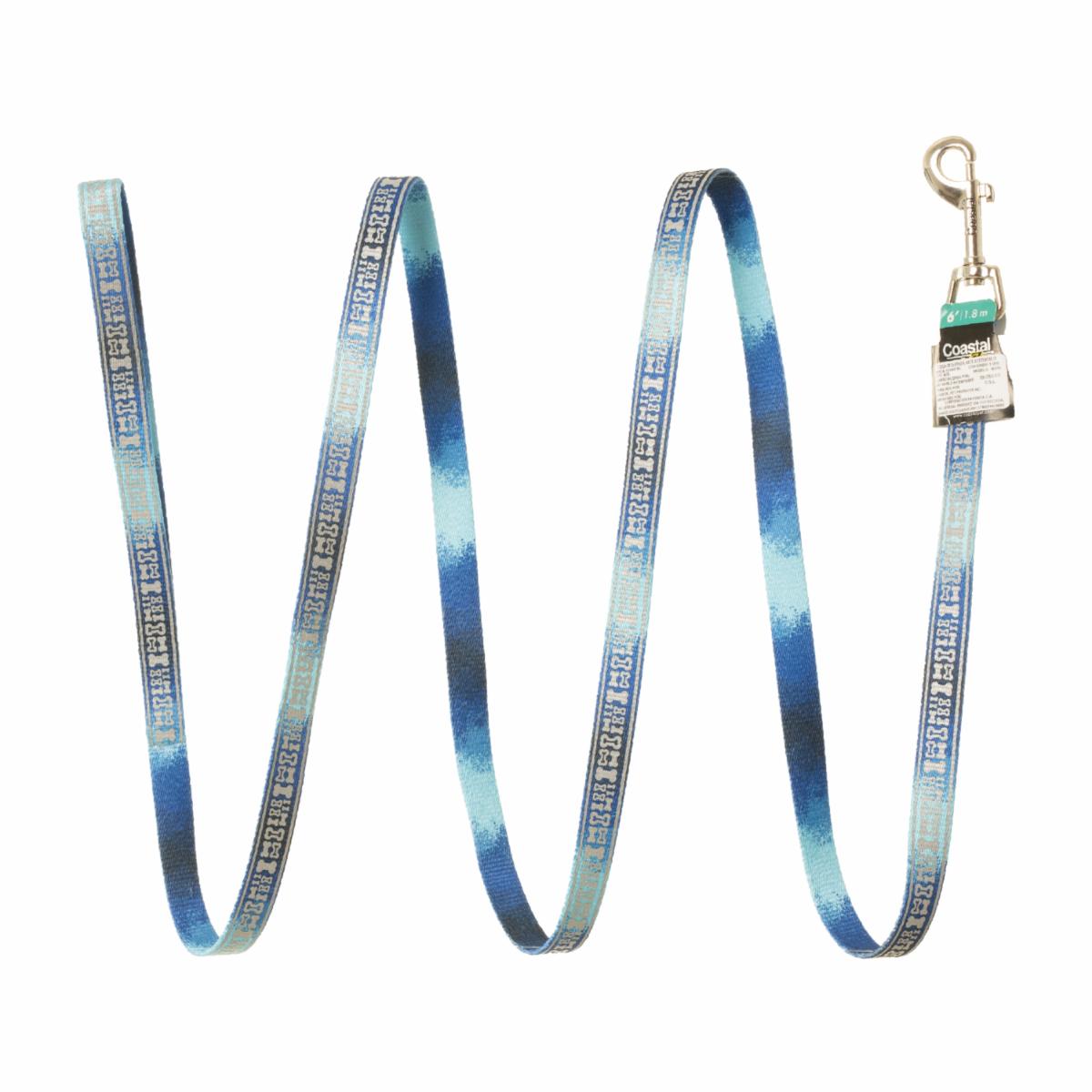 Correa Estampada Azul Multi Huesos COASTAL LAZER 5/8″X6