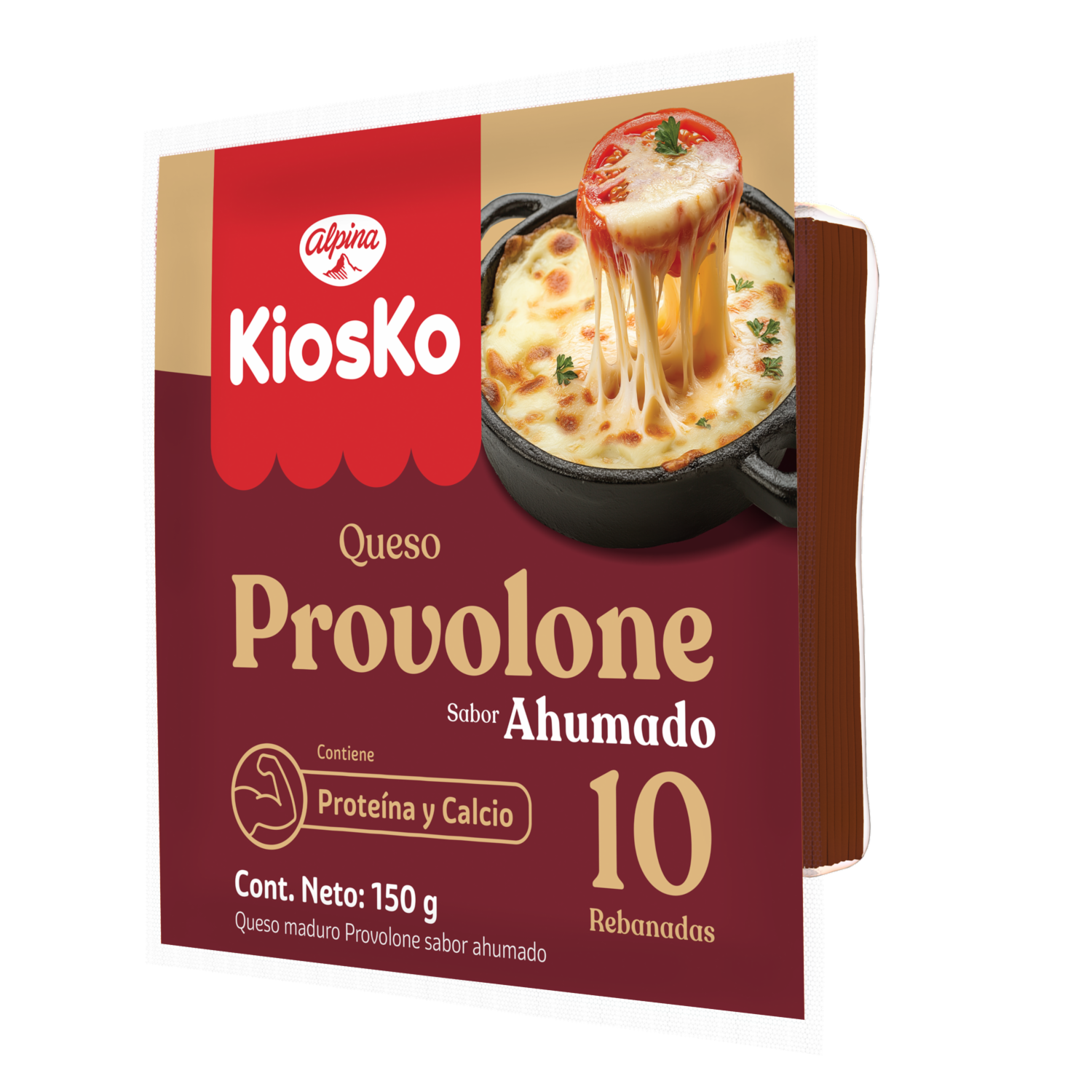 Queso Provolone Ahumado Lonjas KIOSKO 150 G