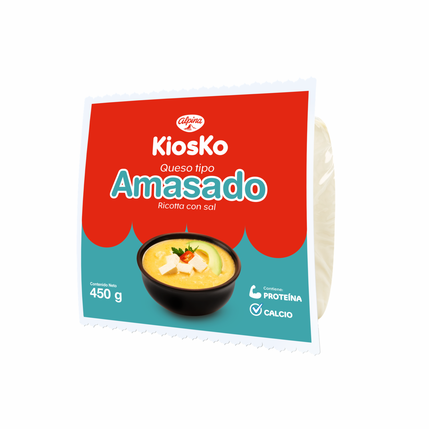 Queso Amasado Con Sal KIOSKO 450 G
