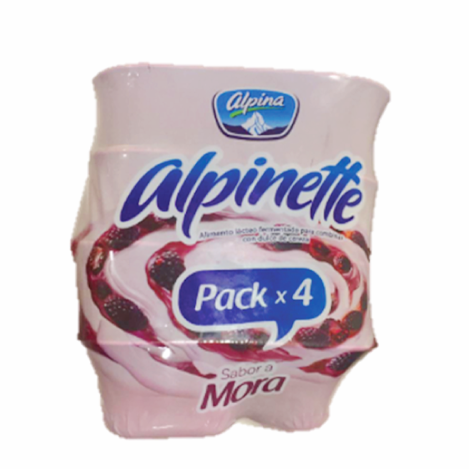 Alpinette Postre Mora ALPINA Pack X 4 140 G