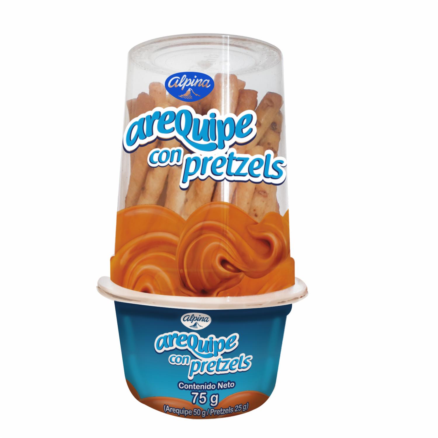 Arequipe Con Pretzels ALPINA 75 G