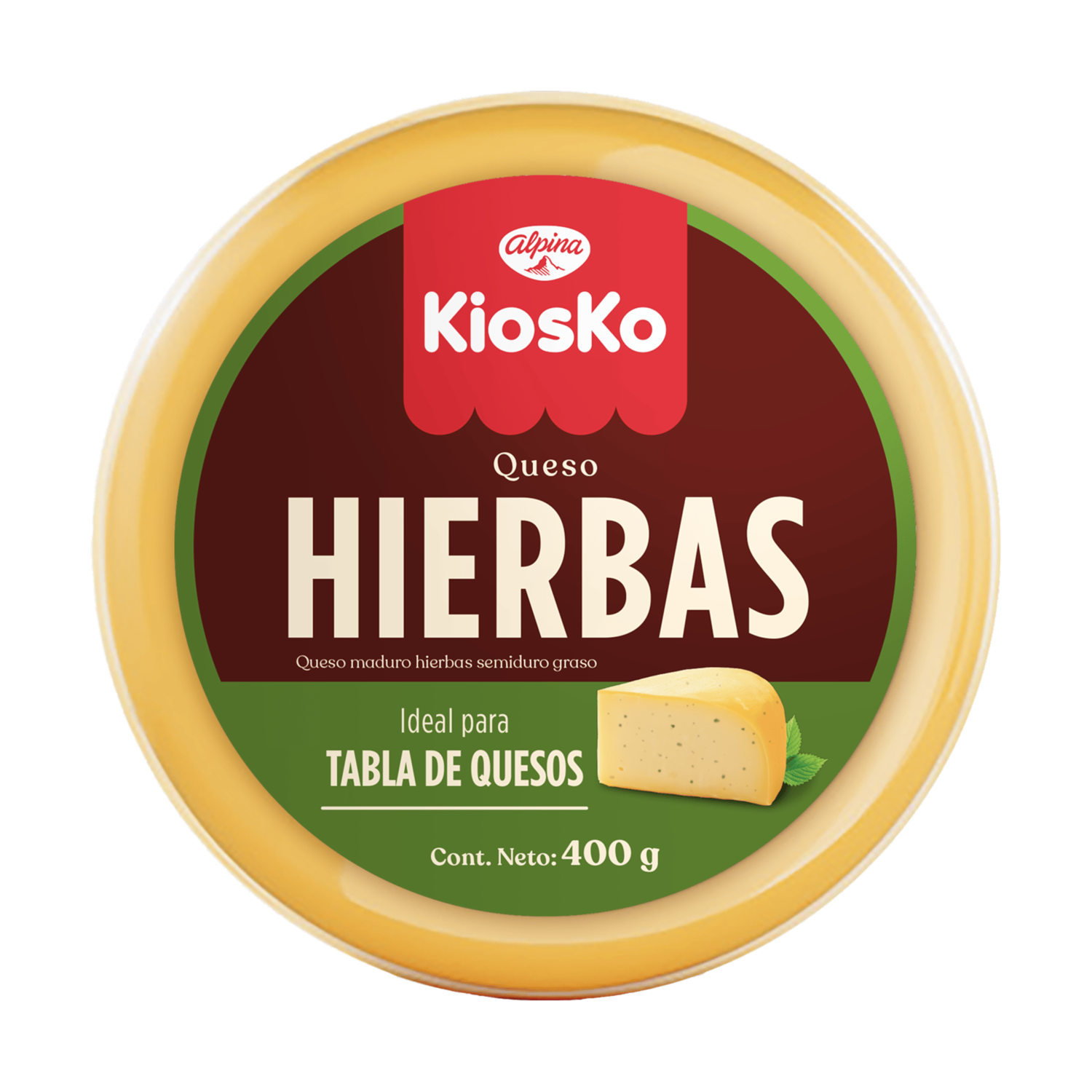 Queso Hierbas Rueda KIOSKO 400 G