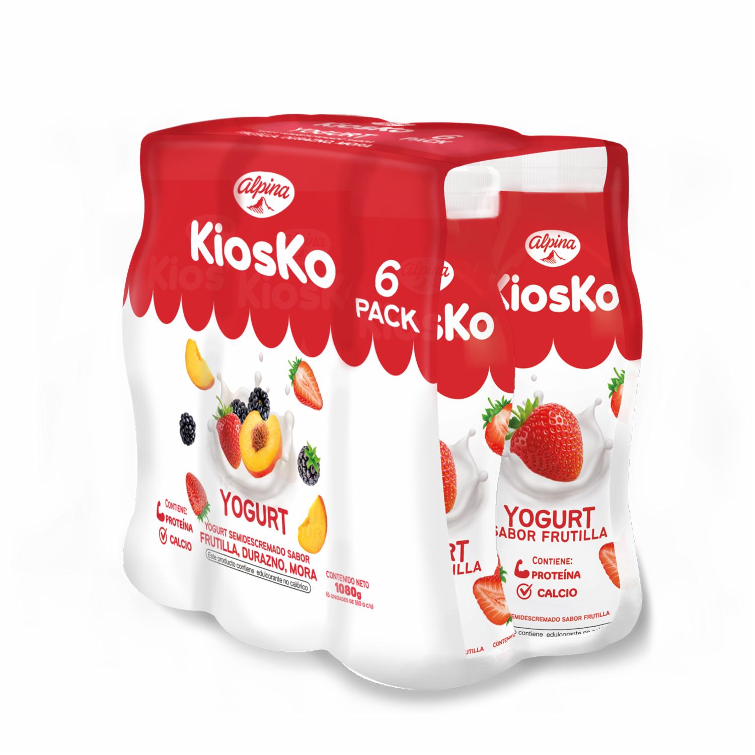 Yogurt Bebible Surtido KIOSKO 6 X 180 G