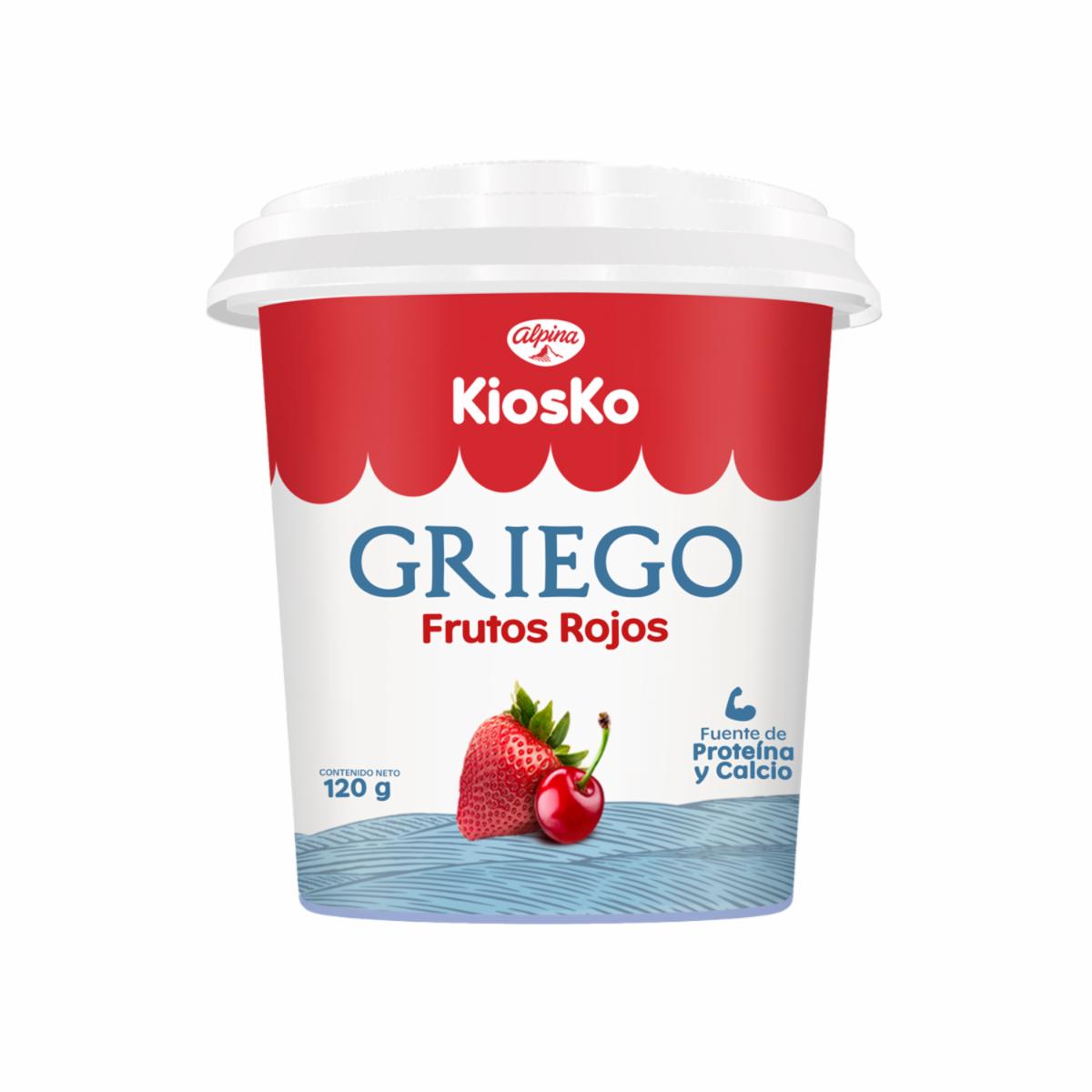 Yogurt Griego Frutos Rojos KIOSKO 120 G