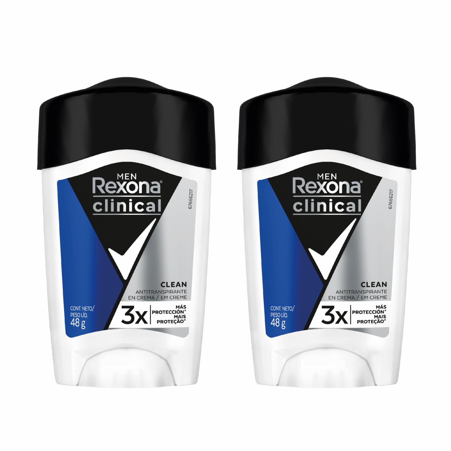 Desodorante En Barra Clinical Men REXONA 2 X 48 G
