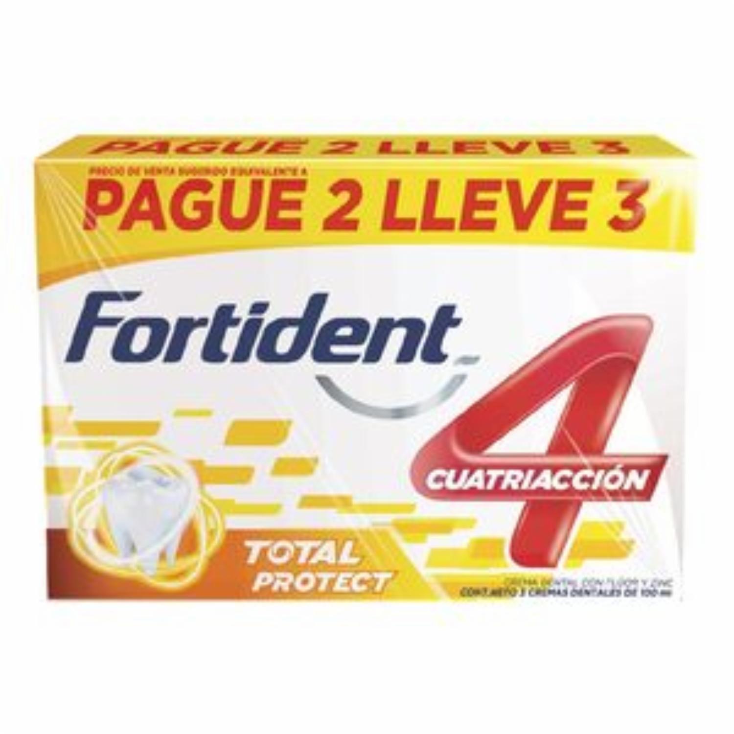 Pasta Dental Total Protect FORTIDENT 3 X 100 Ml