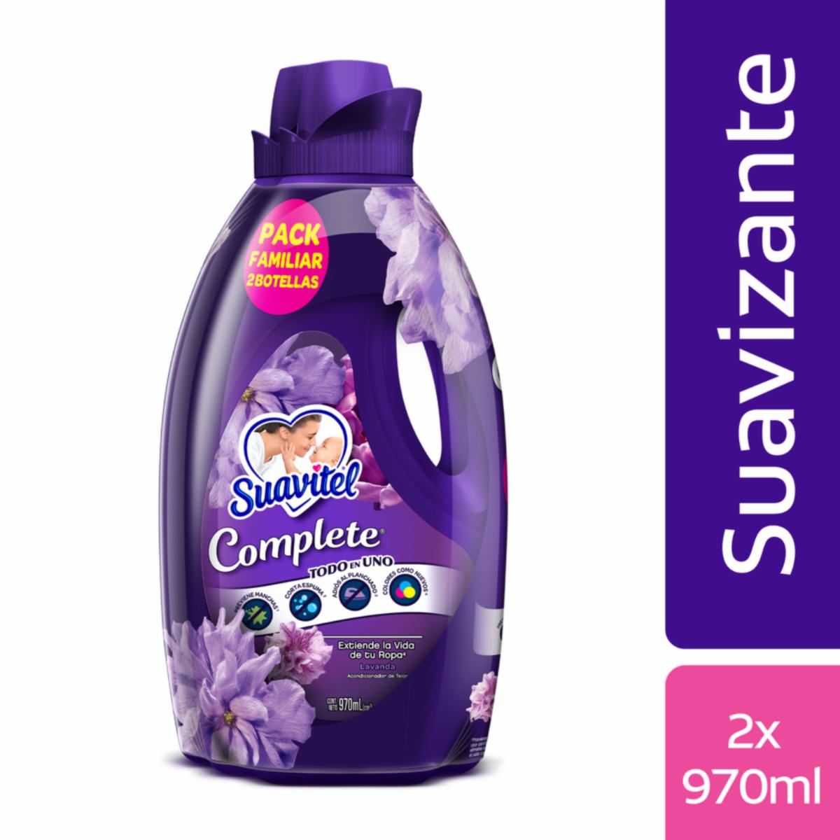 Suavizante De Ropa Complete Lavanda SUAVITEL Bipack X 970 Ml