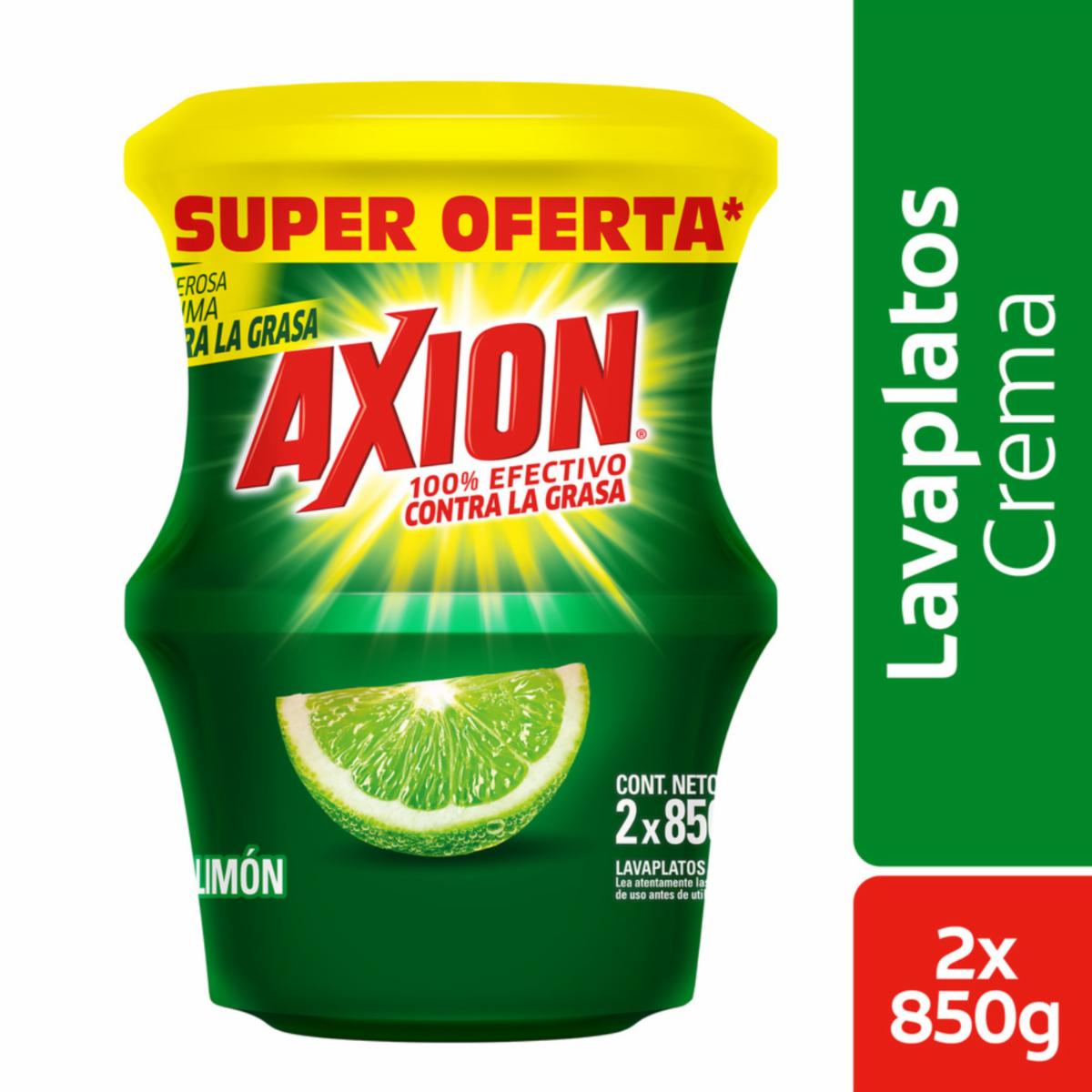 Lavavajillas En Crema Limón AXION 2 X 850 G