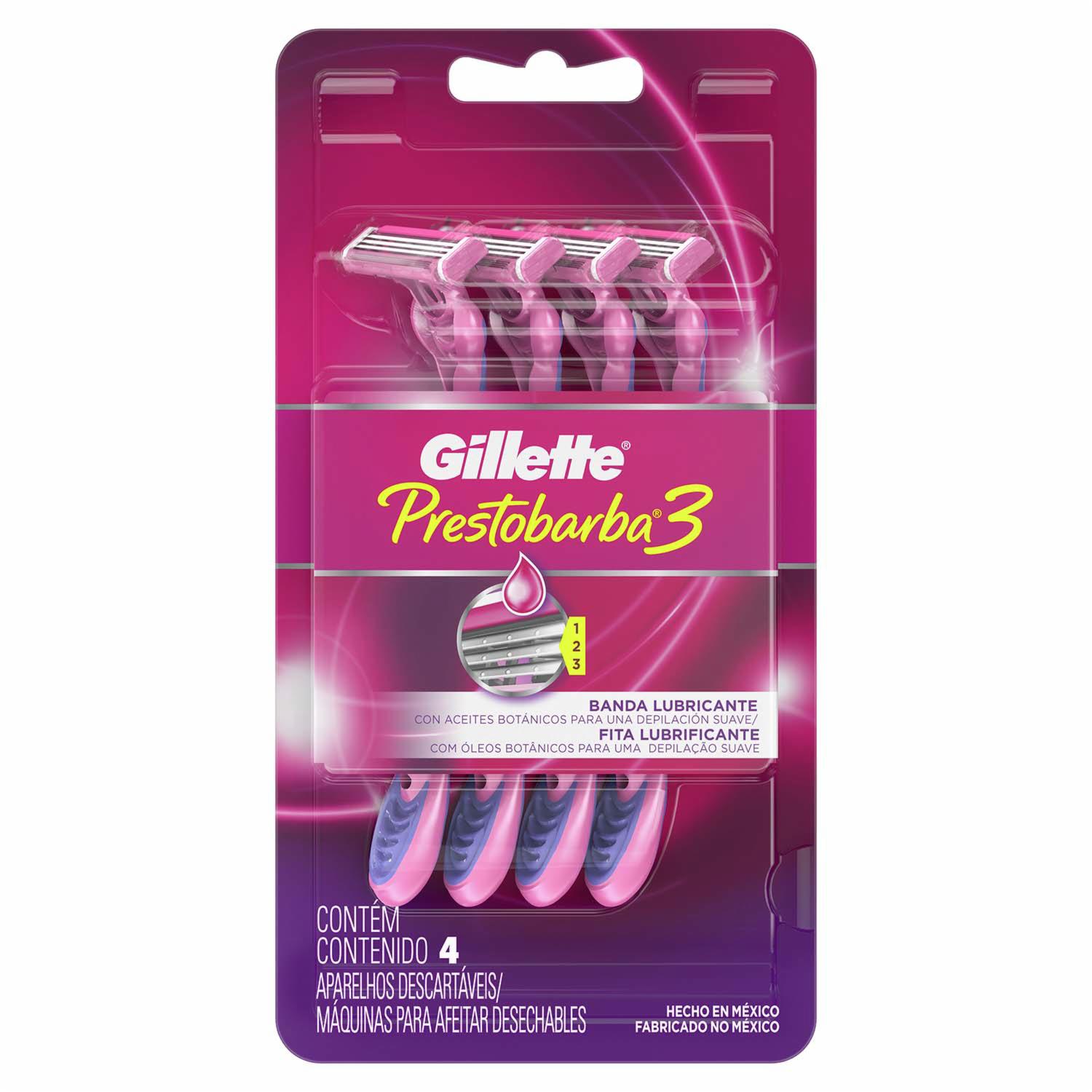 Razuradora Desechable Prestobarba De Mujer 3 Unidad GILLETTE X3 Uds