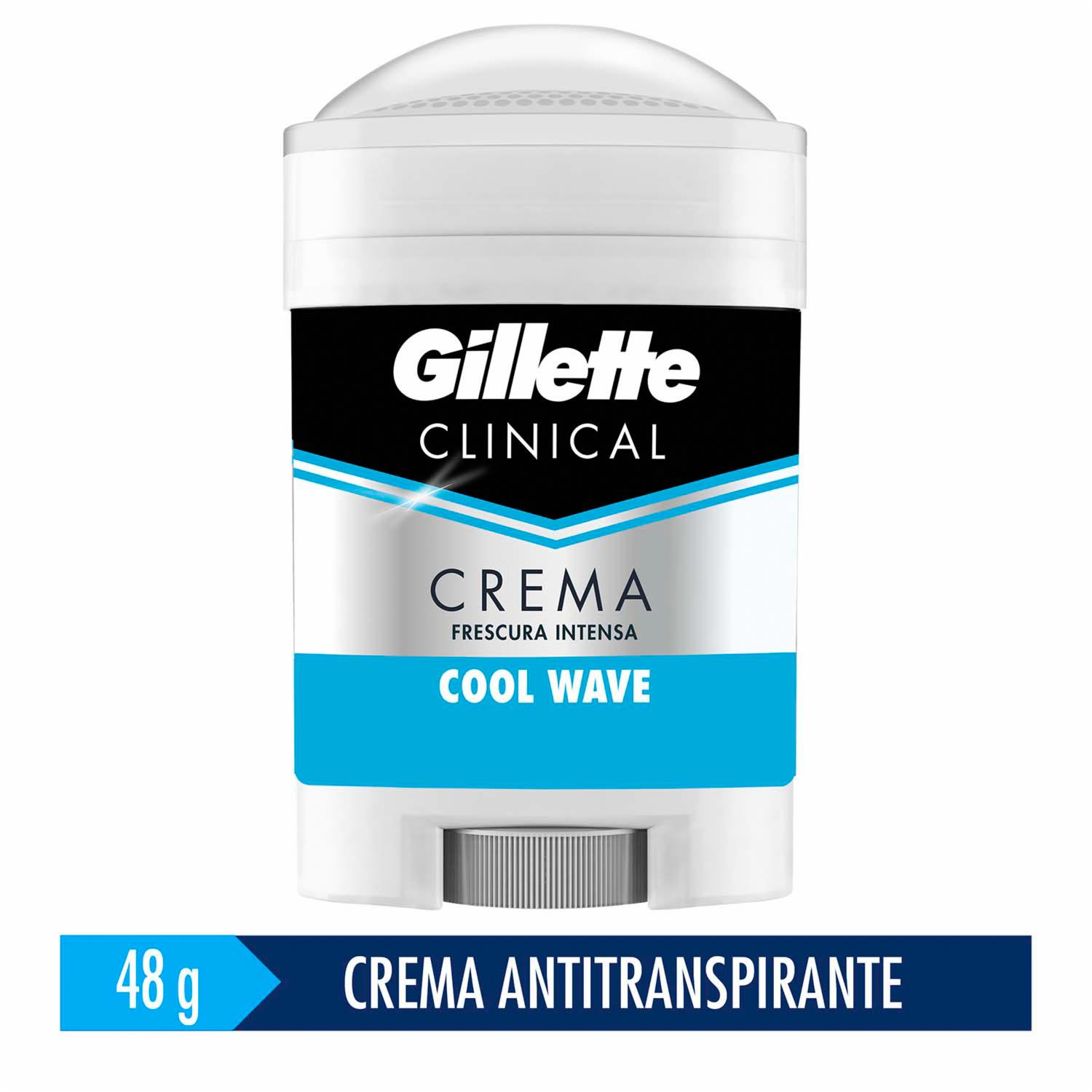 Desodorante En Barra Clinical Cool Wave GILLETTE 48 G