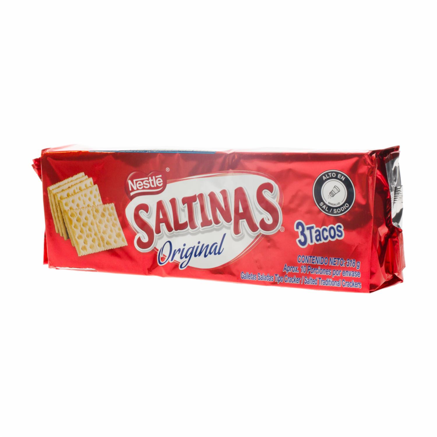 Galletas De Sal Original SALTINAS 3 Tacos de 318 G