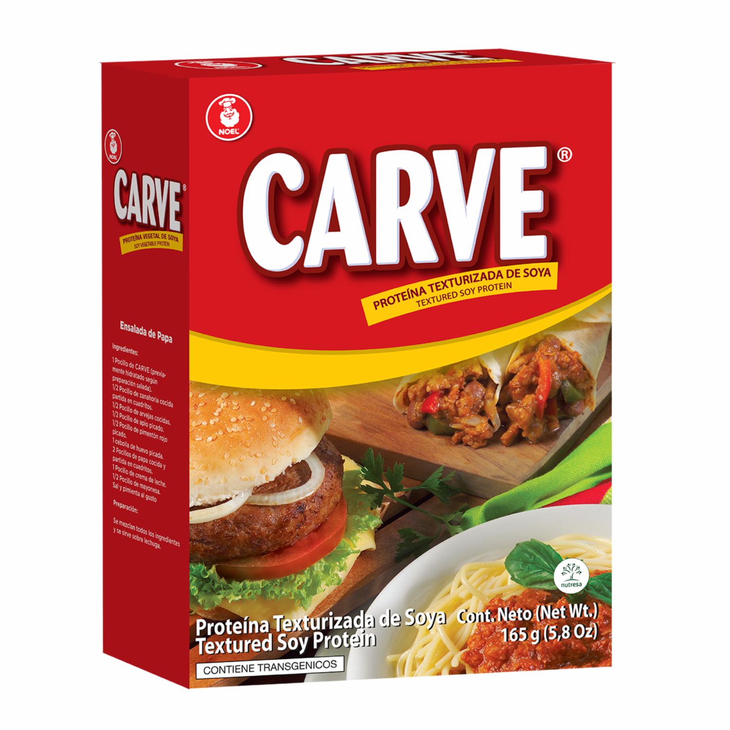 Proteína Vegetal De Soya CARVE 165 G