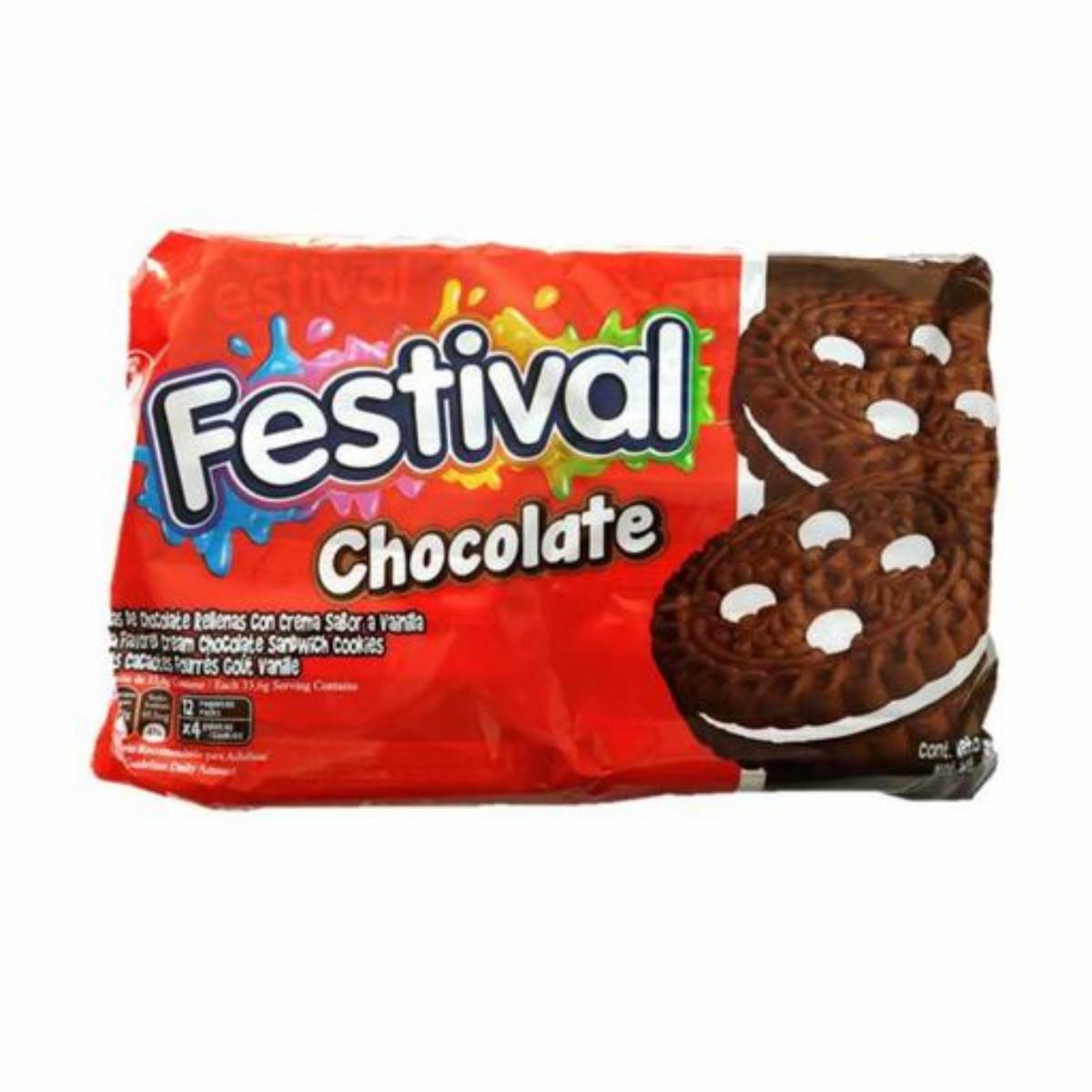 Galleta De Chocolate + 2 Gratis FESTIVAL 483 G