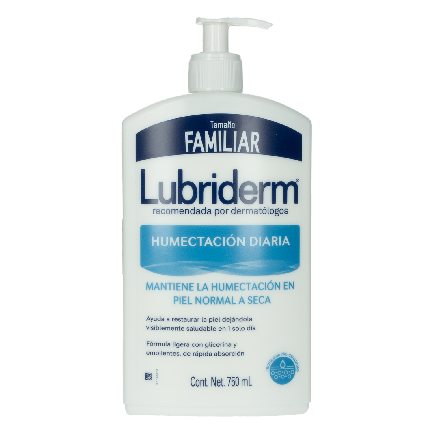 Crema Corporal Humectación Diaria Para Piel Normal A Seca LUBRIDERM 750 Ml