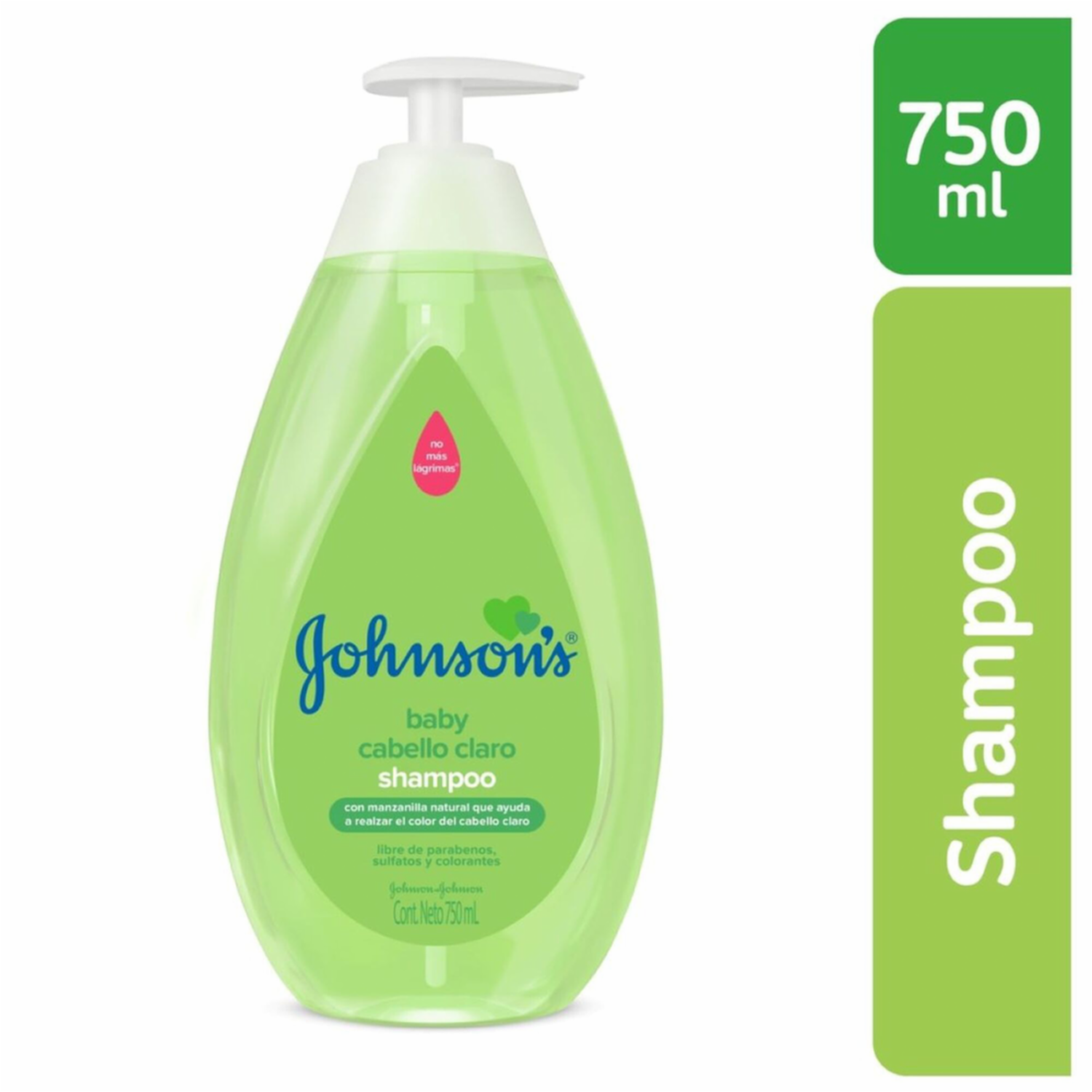 Shampoo Bebé Manzanilla JOHNSON’S 750 Ml