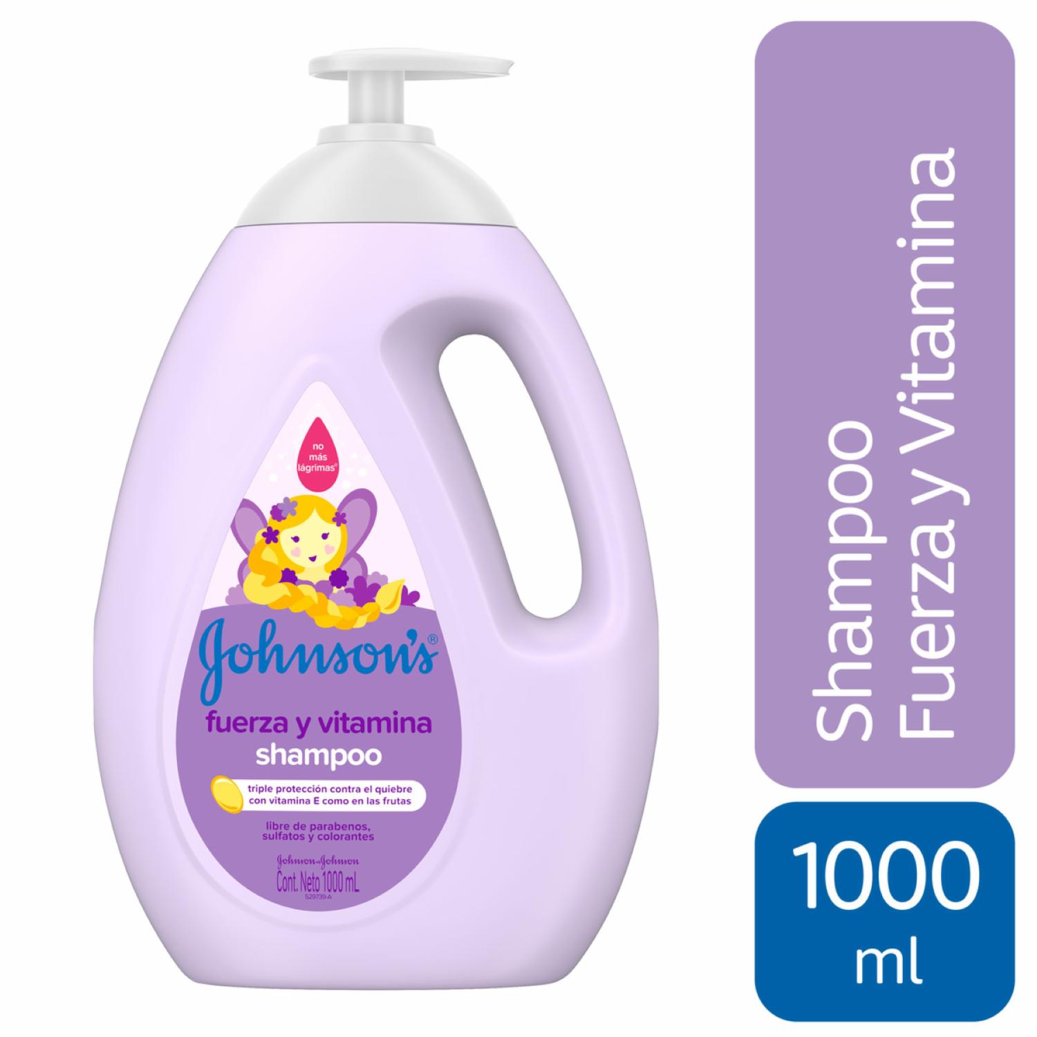 Shampoo Bebé Fuerza Y Vitamina JOHNSON’S 1000 Ml