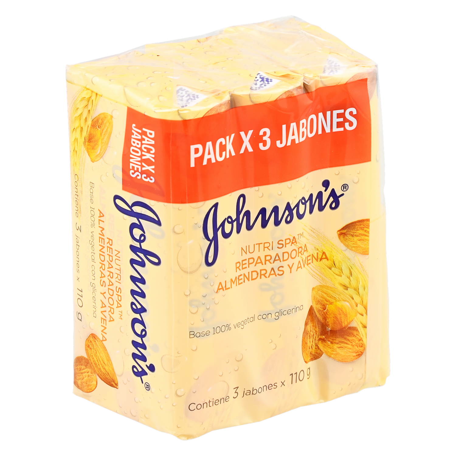 Jabón En Barra Avena Tripack JOHNSON’S 330 G