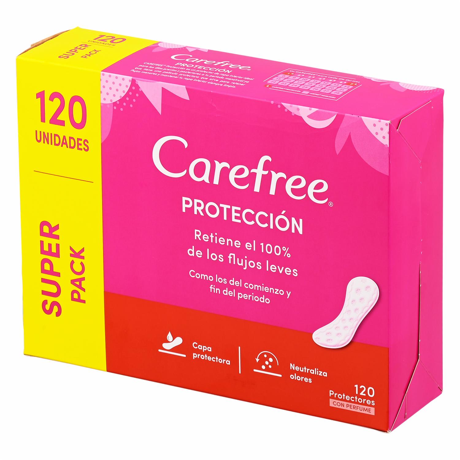 Protectores Diarios Protección Original Con Perfume CAREFREE 120 U