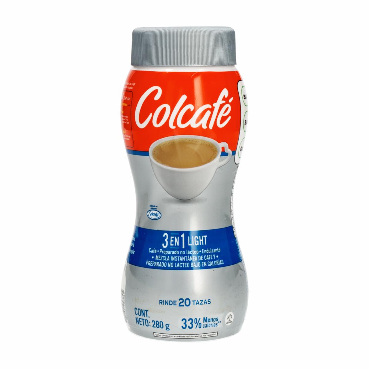 Café Instantáneo 3 En 1 Light COLCAFÉ 280 G