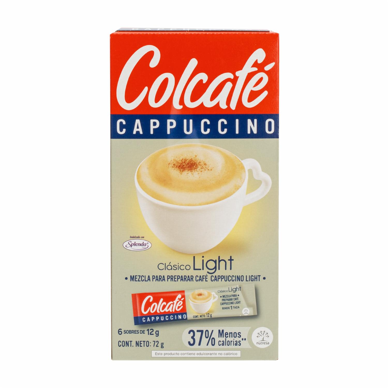Cappuccino Clásico Light COLCAFÉ 6 X 12 G