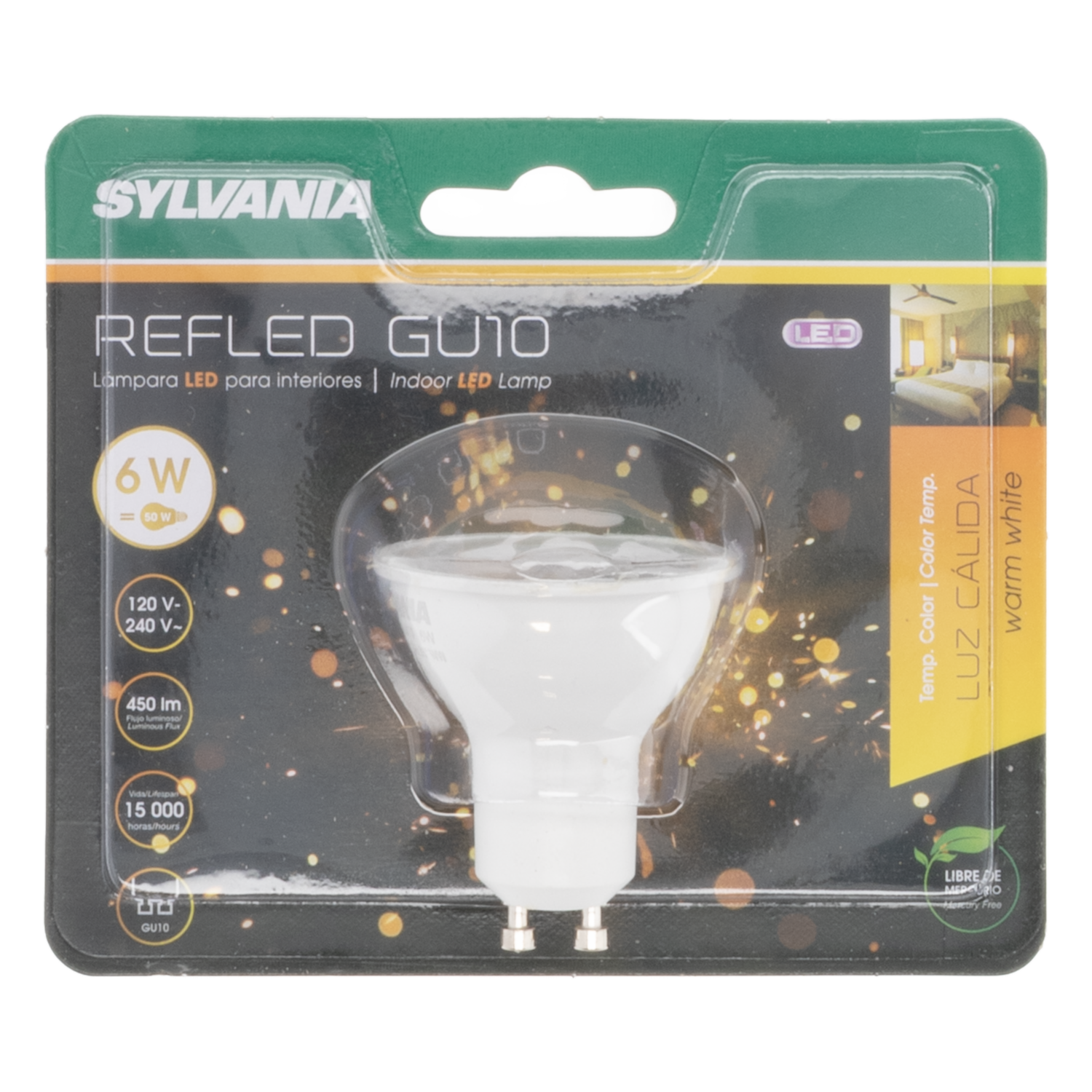 Foco De Refled Es50 6W Gu 10 SYLVANIA Unidad